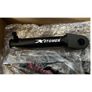 Xitomer Black Adjustable Motorcycle Kickstand CNC Aluminum Side Stand New